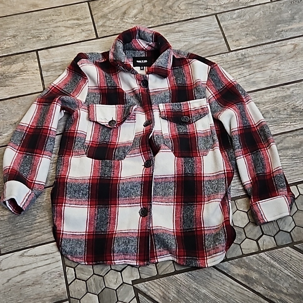 Flannel Wool Shacket Size Small Like New